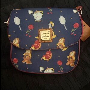 Dooney & Bourke Navy Crossbody Bag with Character Design